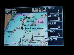 Garmin GPSMAP 296 (276C) Aviation & Marine Chartplotter GPS Navigator + Charts - Picture 1 of 15
