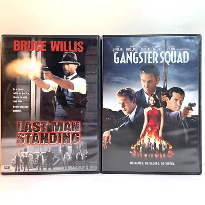 LAST MAN STANDING / GANGSTER SQUAD (DVD) Action Crime Drama Gangster Thriller - Image 1 of 4