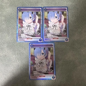 Uniari Re:Zero Starting Life In Another World Rem Sr 3 Cards - Picture 1 of 2