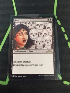 MTG Magic The Gathering Fear 30th Edition Black Enchantment Commander - Picture 1 of 2