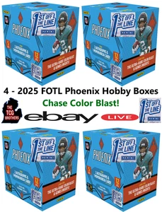 New Orleans Saints Break #337 FOTL Phoenix 2025 Football Hobby Box x4 - Picture 1 of 1