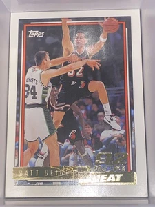 1992-93 Topps Matt Geiger Rookie RC Gold - Imagen 1 de 1