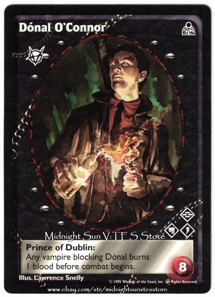 Donal O'Connor Brujah Dark Sovereigns V:TES VTES Vampire CCG - Image 1 of 1