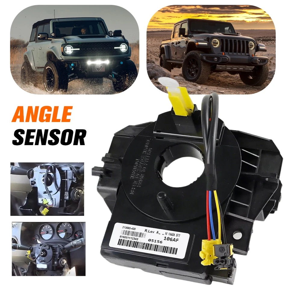  Clock Spring & Angle Sensor For Jeep Wrangler JK Grand Cherokee WK 2007-2018  - image 1 of 4