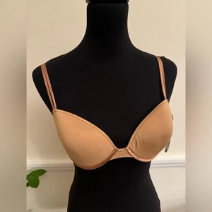 NWT Le Mystere L’Image Linguine Strap Bra New With Tags 34C suntan - Picture 1 of 9