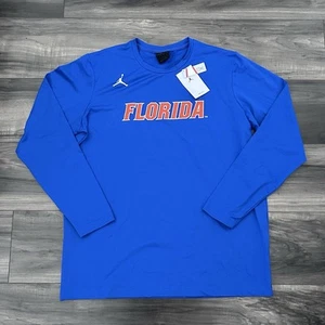 Camisa de manga larga Air Jordan Florida Gators para hombre talla grande Dri Fit elástica nueva - Imagen 1 de 7