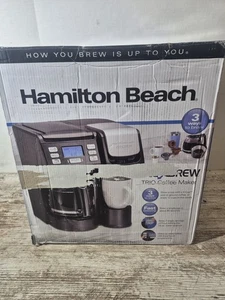 Hamilton Beach 49976 FlexBrew 2 Way Coffee Maker Pods And Ground Coffee Black - Picture 1 of 3