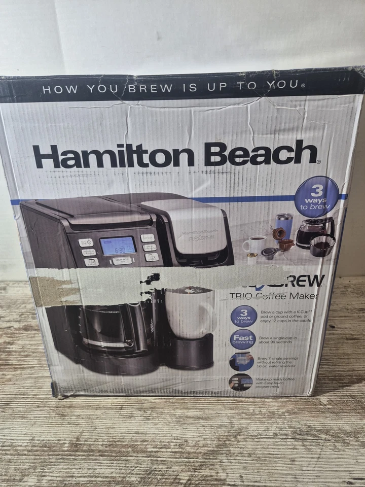 Hamilton Beach 49976 FlexBrew 2 Way Coffee Maker Pods And Ground Coffee Black - Image 1 of 3