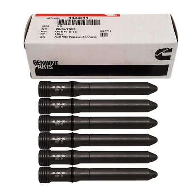 Tubos conector inyector 6 piezas 3944833 para Cummins Dodge 1998-2002 5,9 L 24 V Foto 1 de 4