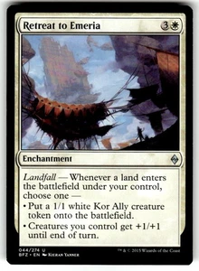 Retreat to Emeria Battle for Zendikar Regular NM - Picture 1 of 2