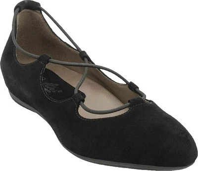 Earthies By Earth Zapatillas Bailarina Negras Para Mujer 8B Gamuza Ballet Planas ESSEN Foto 1 de 4