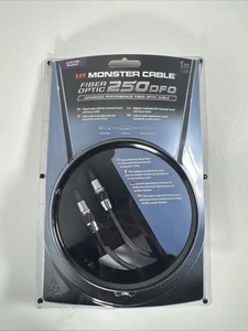 Monster Cable Digital Audio Fiber Optic 250 DFO Cable 1m / 3.28ft New And Sealed - Picture 1 of 2