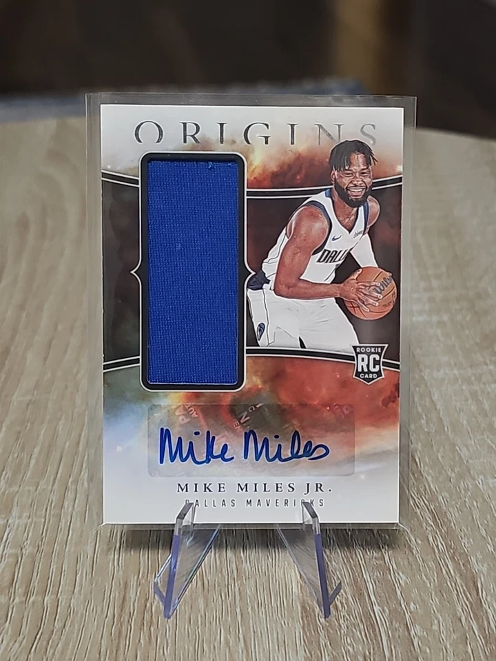 Mike Miles JR 2023-24 Origins RPA Rookie Patch Auto RJA-MMJ Mavericks RC - Image 1 of 2