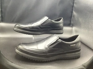 Mephisto Twain Air Jet Slipper Herren Größe 11,5 schwarz Echtleder *SAUBER - Bild 1 von 7