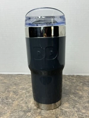 RARE Dunkin Donuts 24oz Tumbler Gray Travel Mug Stainless Steel Limited Edition - Image 1 of 4