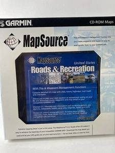 VINTAGE GARMIN MAP SOURCE UNITED STATES Roads & Recreation CD - ROM 2002 - Picture 1 of 16