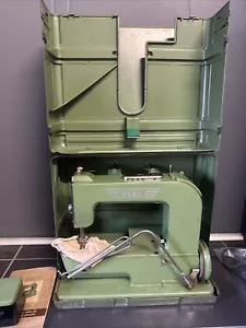 ELNA Antigua Máquina De Coser + Funda Portátil Suiza Funciona Genial!! - Imagen 1 de 18