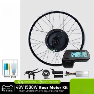 E-bike Conversion Kit 48V 1500W Brushless Rear Cassette/Rotate Wheel Hub Motor - Picture 1 of 30
