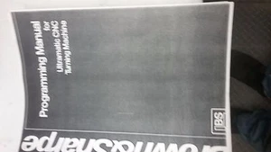 BROWN AND SHARPE ULTRAMATIC CNC PROGRAMING MANUAL - Picture 1 of 1
