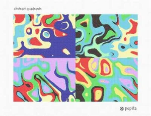 Abstract Quadrants Needlepoint Kit or Canvas - Picture 1 of 3
