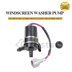 Fits NISSAN 100 NX 350 Z ALMERA MK2 N15 MAXIMA MK2 Patrol Windscreen Washer Pump - Picture 1 of 4