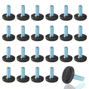 Niveladores de muebles ajustables con rosca M6 24 piezas roscados - Imagen 1 de 3