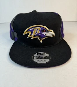 Baltimore Ravens New Era 9fifty Snap-Back Hat Men's Black/Multicolor NFL - Picture 1 of 9