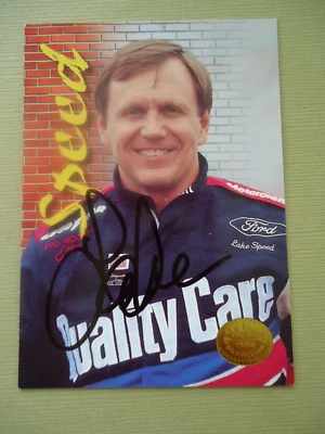 Lake Speed - 1994 Maxx Autographed Car Racing card # 14 - Driver - Ford - Image 1 of 2