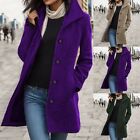 Women Run Jacket Ladies Thick Woolen Coat Mid Length Quality Overcoat For Autumn