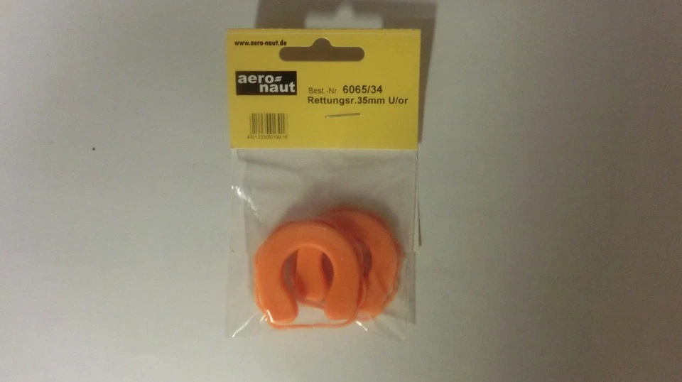 Aeronaut 606534 Rettungsring 35 mm, offen U-Form, orange  - Bild 1 von 1