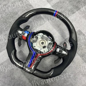 Heat Carbon Fiber for BMW F10 F20 F30 F32 F36 F80 F82 M3 M4 M5 X3 Steering Wheel - Picture 1 of 4