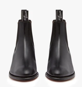 RM Williams Ladies Comfort Yearling Boot Black 8D - Picture 1 of 3