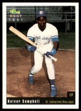 1991 Classic Best St. Catharines Blue Jays Keiver Campbell St. Catharines Blue