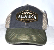 *ALASKA THE LAST FRONTIER* Fishing Trucker soft mesh ball cap hat *OURAY 51286*