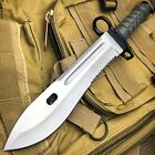 13" Military Army Survival Fixed Blade Bayonet Hunting Combat Knife W/ Sheath