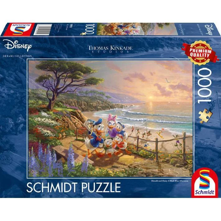 Puzzle T. Kinkade Disney Paperino e Paperina - 1000pz - Schmidt 59951