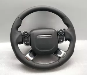 2017 RANGE ROVER L494 L405 STEERING WHEEL HEATED THICKER NEW LEATHER 13+ CUSTOM - Picture 1 of 6