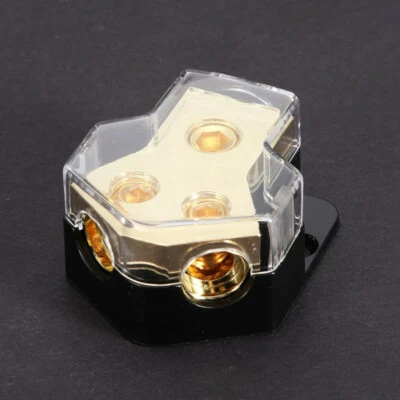 1xCar Audio Splitter Amp Power 0/2/4 Gauge in 4/6/8 Gauge Out Distribution Block - Image 1 of 4