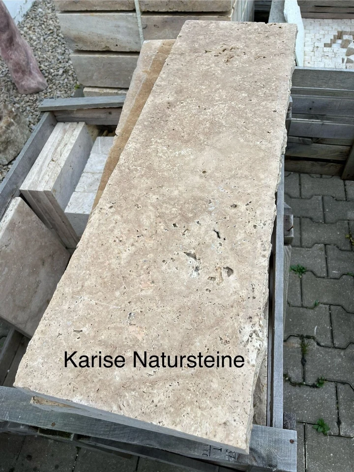 Abdeckplatte 100x30x5 beide Seite Gespalten Wässernase Stück Preis - Bild 1 von 1