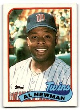 1989 Topps #503 Al Newman    Minnesota Twins Baseball Cards EX/NM ID:53787