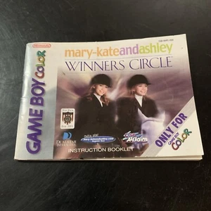 Mary Kate Ashley Circle  Nintendo Game Boy Color Instruction MANUAL ONLY No Game - Picture 1 of 1