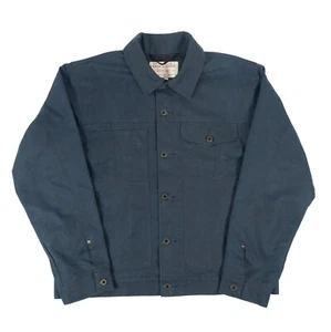 Filson Short Lined Cruiser Wax Jacket, Size XL,Blue, Excellent Condition - Picture 1 of 10