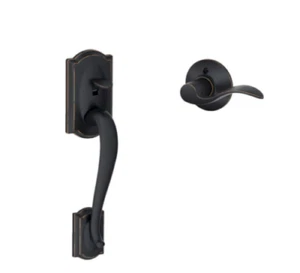 Schlage Camelot Türgriff linkshändig Akzent Türgriff FE285 CAM ACC LH - Bild 1 von 6