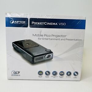 Aiptek MobileCinema V50 Mobile PICO Projector NEW Sealed