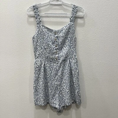 Lindo mameluco floral Hollister Junior playa cottagecore estampado integral L Foto 1 de 4