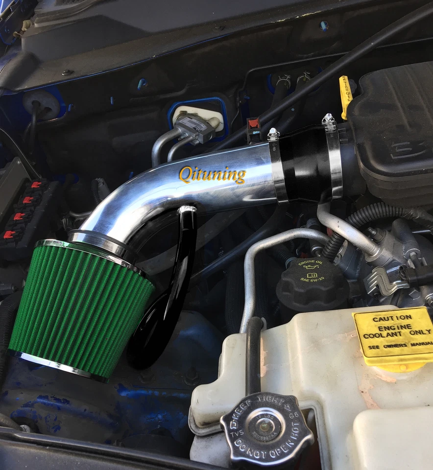 Kit de filtro de sistema de admisión de aire negro verde 1 pieza para Dodge Nitro 2007-2009 3,7 L V6 Foto 1 de 1