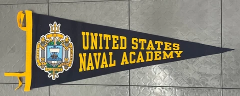 Naval Academy Navy Midshipmen Pennant Cover