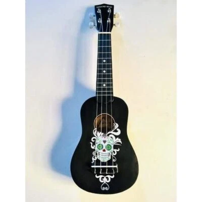 Rozanna's Sugar Skull Mariachi Ukulele - Image 1 of 4