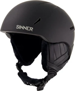 Casco de esquí casco de snowboard niños unisex talla S 50-54 cm negro mate Sinner Crest - Imagen 1 de 6