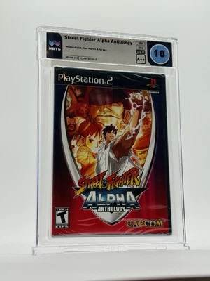 Street Fighter Alpha Anthology PlayStation 2 PS2 SEALED - WATA 10 A++ - Image 1 of 4